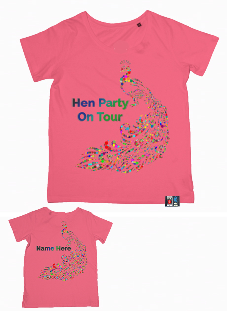 Hen Party 'ICE' T-Shirts - Pack of 10 - (Personalised)